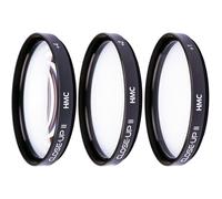 Hoya Close-up Kit - Juego de filtros para macro fotografía (+1, +2, +4, 55 mm) color negro