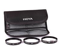 Hoya Close-up Kit - Juego de filtros para macro fotografía (+1, +2, +4, 55 mm) color negro