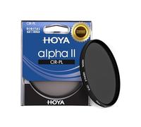 Hoya Filtro polarizador Alpha II de 67 mm, vidrio mejorado para claridad y colores vibrantes, polarizador circular con marco más delgado para reducir la viñeta, rotación y diseño ligero para