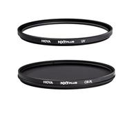 Hoya NXT Plus - Filtro multicapa para lente ultravioleta HMC de 55 mm, montura de aluminio de perfil bajo NXT Plus 55 mm, 10 capas, filtro polarizador circular multicapa HMC