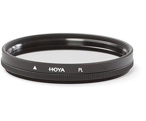 Hoya Polarizador Lineal - Filtro de 82 mm (Redondo, Montura Negra) Transparente