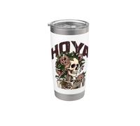 Hoya Vine esqueleto planta gótica botánica Cottagecore Vaso térmico de acero inoxidable de doble pared