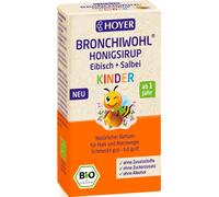 HOYER Bronchiwohl® Jarabe de Miel, Altea y Salvia - para Niños - 250 g HOYER