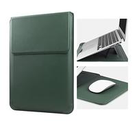 HoYiXi 14'' Funda Estuche para Portátiles Bolsa con Soporte Compatible con MacBook Pro 14 2021/ASUS Vivobook 14/HP Pavilion X360/Lenovo IdeaPad/DELL Lenovo HP ASUS Acer Huawei Matebook 14'' PC, Verde