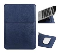 HoYiXi 14'' Funda Estuche para Portátiles Bolsa con Soporte para Mac Book Pro 14 2021/ASUS Vivobook 14/HP Pavilion X360/IdeaPad 14/Huawei Matebook 14'' & 13,3-14" DELL Acer Laptop Sleev,Azul