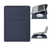 HoYiXi 15,6'' 16'' Funda Estuche para Portátiles Bolsa con Soporte para MacBook Pro 16 2025 & 2021/MacBook Pro 15/Surface Laptop 3/Galaxy Book Flex 15/IdeaPad,15-16 Pulgadas Laptop Sleev,Azul