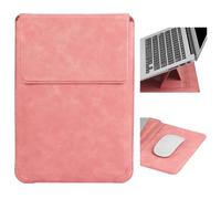 HoYiXi 15.6'' Funda Estuche para Portátiles Bolsa con Soporte para MacBook Pro 16 2025 & 2021/MacBook Pro 15/Surface Laptop 3/Galaxy Book Flex 15/IdeaPad,15 16 Pulgadas Laptop Sleev,Rosa Rojo