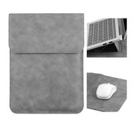 HoYiXi 17,3'' Funda Estuche para Portátiles Bolsa For HP Essential 17(2023/2025)/HP Pavilion Envy 17 Compatible con ROG Strix/Acer,17''-17,3'' Laptop Sleeve,Soporte Regulable, Cierre Magnético,Gris