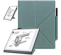 HoYiXi Funda para Remarkable 2 10.3" Digital Paper (2020 Released) con Soporte Plegable y Bolsillo para bolígrafo, Remarkable 2 10.3pulgada Funda （no Compatible con Remarkable 1）-Verde