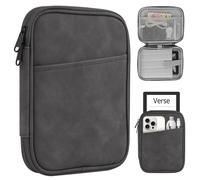 HoYiXi Funda Portátil 6”,6.8",7" eBook Reader Compatible 7 Pulgada Kindle Paperwhite 2024/6"-6.8“ Paperwhite 2021-2012/Kobo/Tolino/Sony,with Anti-Drop Protective Cover Sleeve Bag-Gris