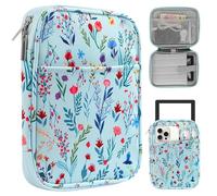 HoYiXi Funda Portátil 6-6.8 Pulgadas eBook Reader Compatible Kindle Paperwhite 2025-2012/6" All-New Kindle/Kobo/Tolino,6-6,8" EReader with Anti-Drop Protective Cover Sleeve Bag-flower2