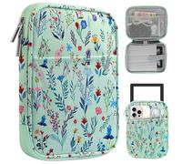 HoYiXi Funda Portátil 6-6.8 Pulgadas eBook Reader Compatible Kindle Paperwhite 2025-2012/6" All-New Kindle/Kobo/Tolino,6-6,8" EReader with Anti-Drop Protective Cover Sleeve Bag-flower1