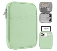 HoYiXi Funda Portátil 7-8 Pulgadas Tablet For Fire HD 8/Fire HD 8 Plus Compatible iPad Mini (6th Gen) 8.3" 2021, iPad Mini 5/4/3/2/1,Tab A8, 7"-8" Android Tablet Sleeve Case -Verde