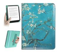 HoYiXi Funda Universal 6'' Pocketbook/Tolino/Kobo Clara HD E-Book Reade Compatible con 6" Kindle Paperwhite /6" Kindle 2024 & 2019, 6" eReader Protective Case Cover Elastic Rope,hua1