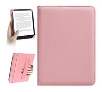 HoYiXi Funda Universal 6'' Pocketbook/Tolino/Kobo Clara HD E-Book Reade Compatible con 6" Kindle Paperwhite /6" Kindle 2024 & 2019, 6" eReader Protective Case Cover Elastic Rope,Rosa