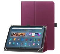 HoYiXi Funda Universal para 10-11 Pulgadas Tablet Compatible Fire MAX 11 2023 con Soporte y Correa de Mano Funda Cover Protectora para 10"-11" Samsung Lenovo Huawei Android Tablet-púrpura