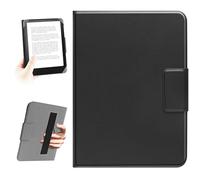 HoYiXi Funda Universal para de 6,8'', 7'' Paperwhite eBook Reader,Compatible con Kindle, Kobo,Pocketbook, Tolino y Sony eReader. Cuerda de Mano elástica Funda para 6.8"-7" eReader,Negro