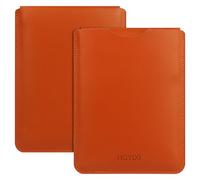HoYiXi Funda Universal para Kindle/Kobo/Voyaga/Lenovo/Pocketbook/Sony/Tolino E-Book de 6 Pulgadas E-Reader Funda de Cuero Ligero Bolsa para Ebook de 6 Pulgadas - Marrón