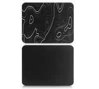 HoYiXi Paquete de 2 Alfombrilla Ratón 270 x 210 x 3 mm, Mouse Pad con Superficie Suave y Base de Goma Lavable,Mouse Mat de Oficina y para en casa, Negro