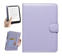 HoYiXi Universal Funda 6.8'' 7" E-Book Reade Compatible con Kindle Paperwhite/Kobo/BOOX T68/iReader Ocean,6.8"-7" Funda Protectora para Lector electrónico con Bolsillo Integrado,Morado