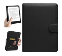 HoYiXi Universal Funda 6.8'' 7" E-Book Reade Compatible con Kindle Paperwhite/Kobo/BOOX T68/iReader Ocean,6.8"-7" Funda Protectora para Lector electrónico con Bolsillo Integrado,Negro