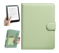 HoYiXi Universal Funda 6" Pulgada eReades Compatible con 6" Kindle 2025 & 2019/Pocketbook/Tolino/Kobo Clara HD,6" Funda Protectora para Lector electrónico con Bolsillo Integrado,Verde
