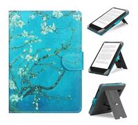 HoYiXi Universal Funda de 6.8’’,7“ eBook Reader Compatible con Kindle Paperwhite/Kobo Clara HD/Kobo Clara 2E Estuche Cover para 6"-6,8'' Pocketbook/Tolino/Sony eReader,Flor