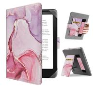 HoYiXi Universal Funda para 6.8''/7" Kindle eReade Compatibilidad Pocketbook/Tolino/Sony/Paperwhite/Kobo Clara HD/Kobo Clara 2E,6-7 Pulgadas eReade Estuche Cover Case, Dali Rosa