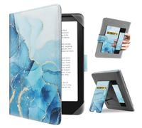 HoYiXi Universal Funda para 6.8''/7" Kindle eReade Compatibilidad Pocketbook/Tolino/Sony/Paperwhite/Kobo Clara HD/Kobo Clara 2E,6-7 Pulgadas eReade Estuche Cover Case, Dali Azul