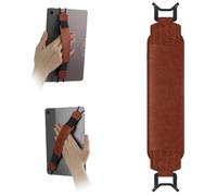 HoYiXi Universal Soft Hand Strap para 9-11 Pulgadas Tablet Compatible con Fire HD 10/iPad 9.7 /iPad Mini/Galaxy Tab A8 A9/Huawei, para 9''-11" Tablet con Soporte de Banda de Mano.Marrón