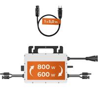 Hoymiles HMS-800W-2T Inversor Micro con WiFi Integrado para Estación de Energía de Balcón (Tasa de Control: 0% Según el artículo 12 párrafo 3 UStG)