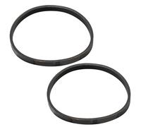 Hoypeyfiy 2 correas dentadas 4PJ307 con trabilla acanalada trapezoidal, correa de transmisión de goma de repuesto para Stanley Bostitch, repuesto para compresores de aire Husky AB-9075047