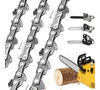 Hoypeyfiy 3 cadenas de motosierra de 10 cm LP 1,1 mm 28 eslabones de repuesto para Stihl GTA 26