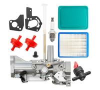 Hoypeyfiy 498298 - Kits de carburador de repuesto para BS 130202 112202 137202 137202 de repuesto para máquinas de vacío de patio 521244711 917295852 5 5.5HP motores sustituye a 490524 492645 692784