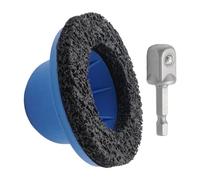 Hoypeyfiy Amoladora de cubo de rueda 2 en 1 y destornillador inalámbrico, incluye disco de molienda de 150 mm para llave de impacto de 1,27 cm, para limpieza de superficies de rotor de coche y llantas