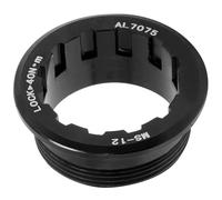 Hoypeyfiy Anillo de seguridad de aluminio CNC para bicicleta Shimano Micro Spline de 12 velocidades, ajuste seguro para modelos XTR/XT/SLX/Deore, ideal para los amantes del ciclismo