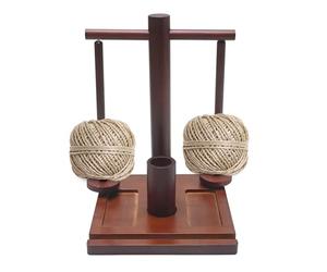 Hoypeyfiy Bobina de hilo multiusos de color retro con rodamientos de bolas y soporte magnético para hilo que mantiene las manos libres para hacer ganchillo y tejer, ideal para madres y abuelas