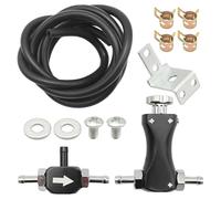 Hoypeyfiy Controlador de impulso, kit de control de controlador turbo boost, válvula de purga en T bilateral ajustable para turbo diésel y gasolina turbo turboalimentado