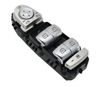 Hoypeyfiy Interruptor de control de ventana eléctrica del lado del conductor delantero de repuesto, Botonera Elevalunas para Mercedes-Benz Clase C W205 2013-2019 A2059056811 A2229056800