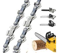 Hoypeyfiy Juego de 2 cadenas de sierra de 33 TG de repuesto para Einhell Fortexxa 18/20 TH, repuesto para Worx WG349E