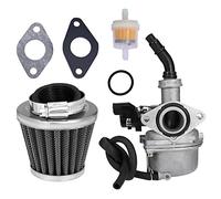 Hoypeyfiy PZ19 Carburador ATV para 50cc 70cc 80cc 90cc 110cc 125cc 4 tiempos Dirt Pit Bike Scooter Ciclomotor Taotao Go Karts Carburador para Honda CRF con Filtro de Aire