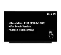 HOYRTDE Pantalla de repuesto de 15,6 pulgadas para Dell Inspiron 15 3501 P90F P90F002 P90F004 1C4CW 01C4CW FHD 1920x1080 40Pin On-Cell Touch LED LCD Panel de pantalla