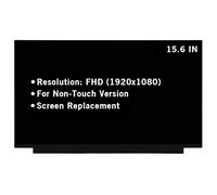 HOYRTDE Pantalla de repuesto N13295-001 de 15.6 pulgadas para HP Victus 15-fa0031 15-fa0031dx 15-FA0032DX Gaming FHD 1920x1080 40Pin 144Hz Pantalla LED LCD no táctil