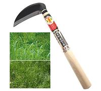 Hoz Manual Guadaña de acero japonés SK-5 Para Cortar Podar Madera Ramitas Bambú siega hierba corte deshierbe jardinería herramienta hecha en Japón