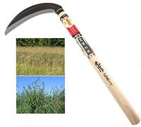 Hoz Manual Japonesa De Acero Japonés Yasugi Cortar Recortar Hierba Dura Deshierbe Herramienta de Jardinería Jardín Hecha en Japón