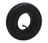 Hozee 2.50-4 Neumático Y Cámara, 2.50-4 Juego de Neumáticos Y Cámara de Aire, Duradera Antideslizante Rueda Y Cámara de Bajo Ruido para Carretillas de Mano, Vehículos Utilitarios y Scooters