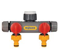 Hozelock 2252 Conector de Grifo de 2 Vías, 1/2-1in BSP