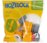 HOZELOCK 2355P6001 - Juego conectores basico con lanza en bolsa
