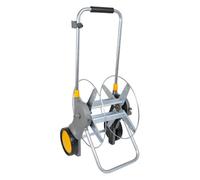 Hozelock - Carro portamangueras metálico para 90 m de 12,5 mm - incluye 2 conectores de 15 mm