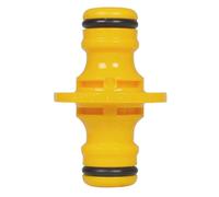 Hozelock - Conector de Manguera Macho Diseño Doble (Talla Única) (Amarillo)